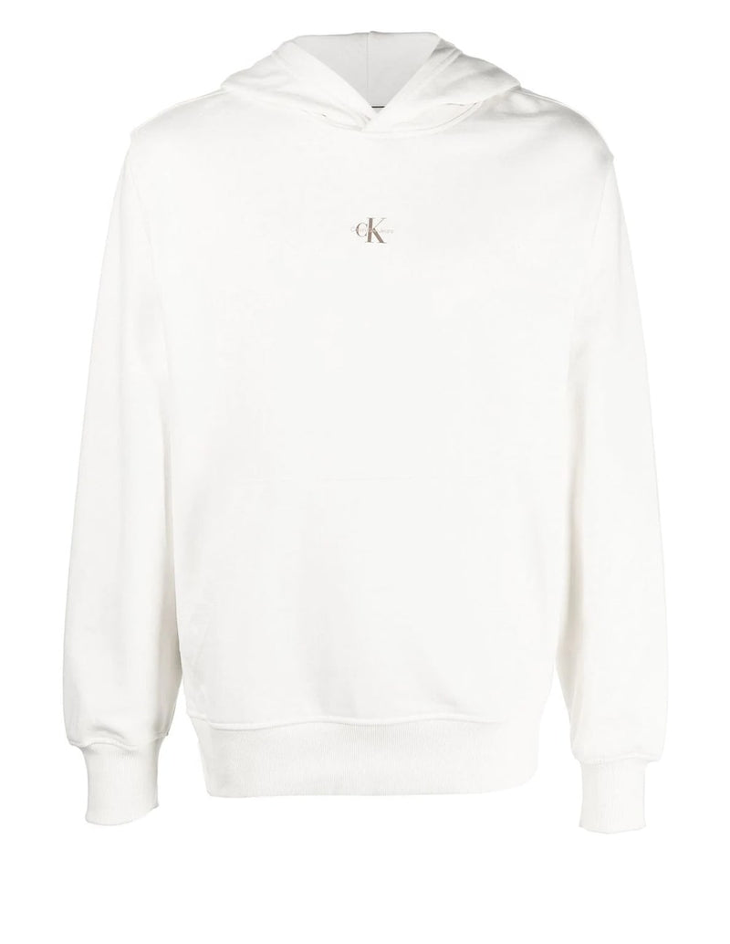 Calvin Klein Jeans Hoodie with Logo White Men