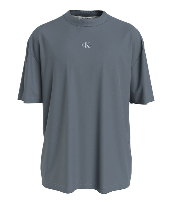 Camiseta Calvin Klein Jeans con Logo Gris Hombre