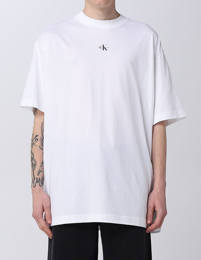 Camiseta Calvin Klein Jeans con Logo Blanca Hombre