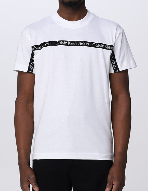 Camiseta Calvin Klein Jeans con Logo Blanca Hombre