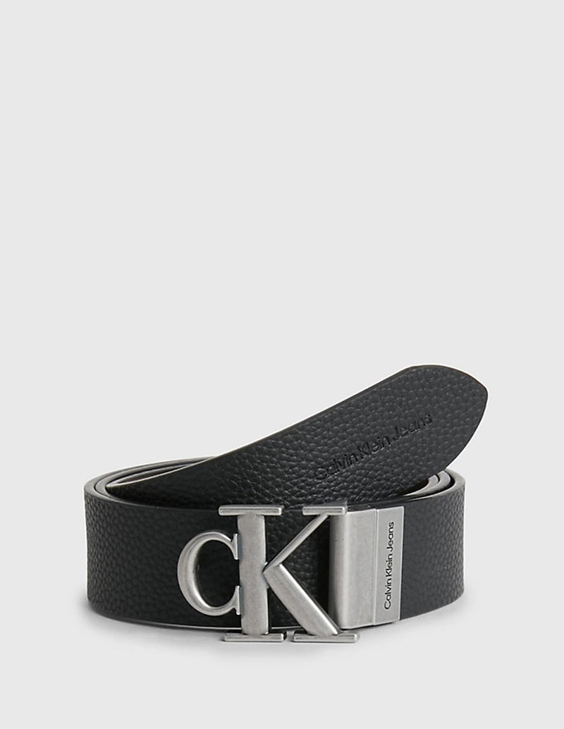 Cinturón Calvin Klein Jeans Leather Reversible Negro y Marrón Hombre