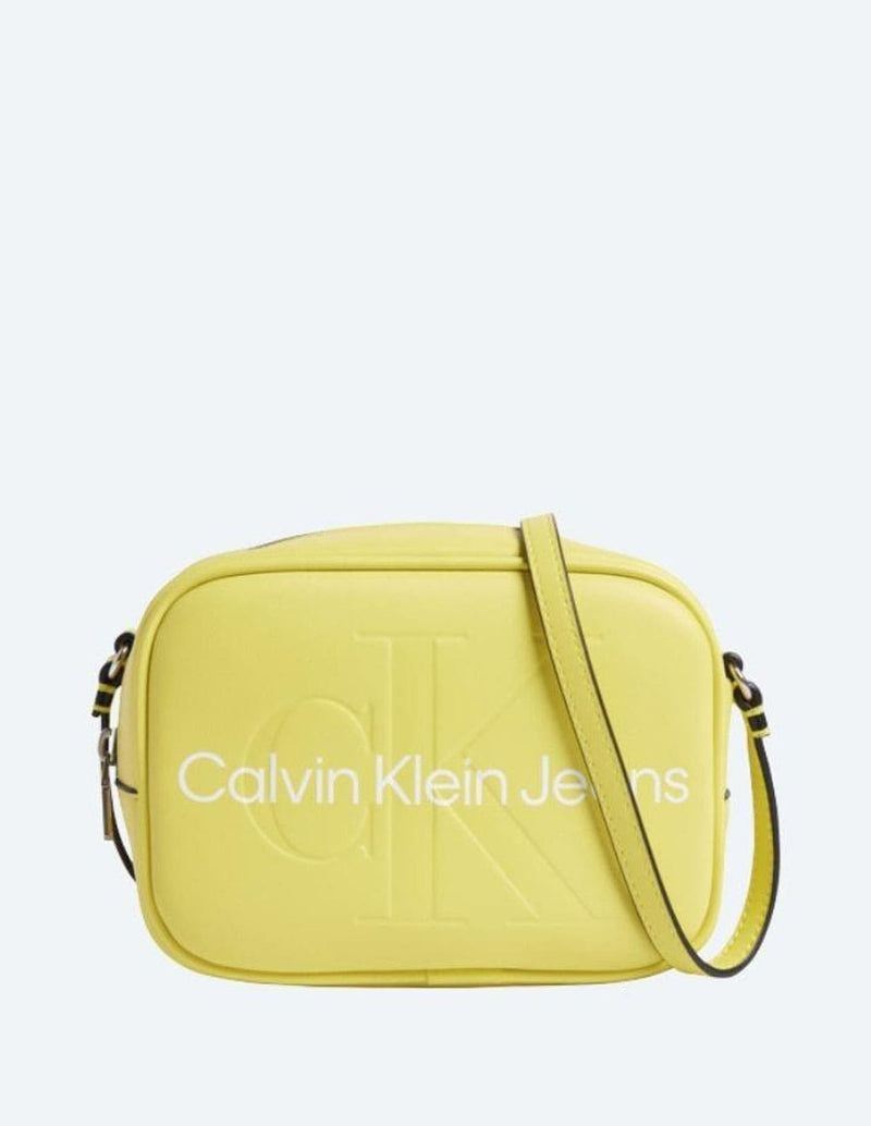 Bolso Calvin Klein Jeans con Logo Verde Mujer 13 x 18 x 7