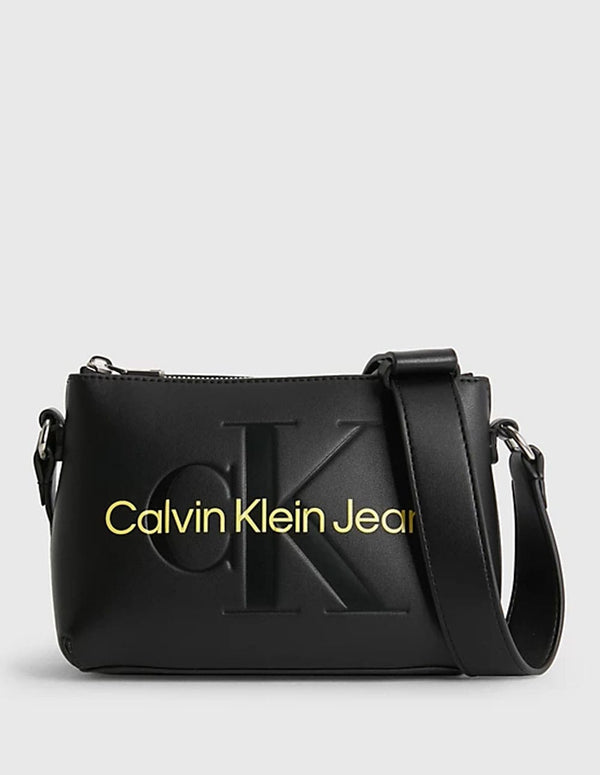 Bolso Calvin Klein Jeans con Logo Negro Mujer 14 x 21 x 8