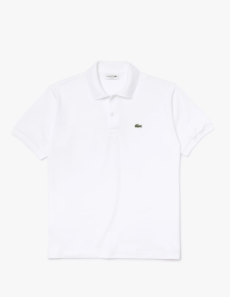 Polo Lacoste Classic Fit L.12.12 Blanco Hombre