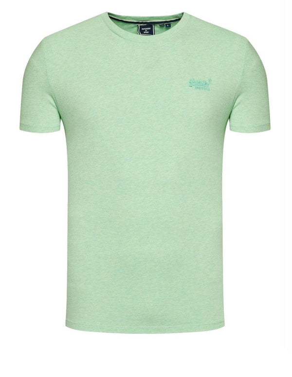 Camiseta Superdry Vintage Algodón Orgánico Verde Hombre