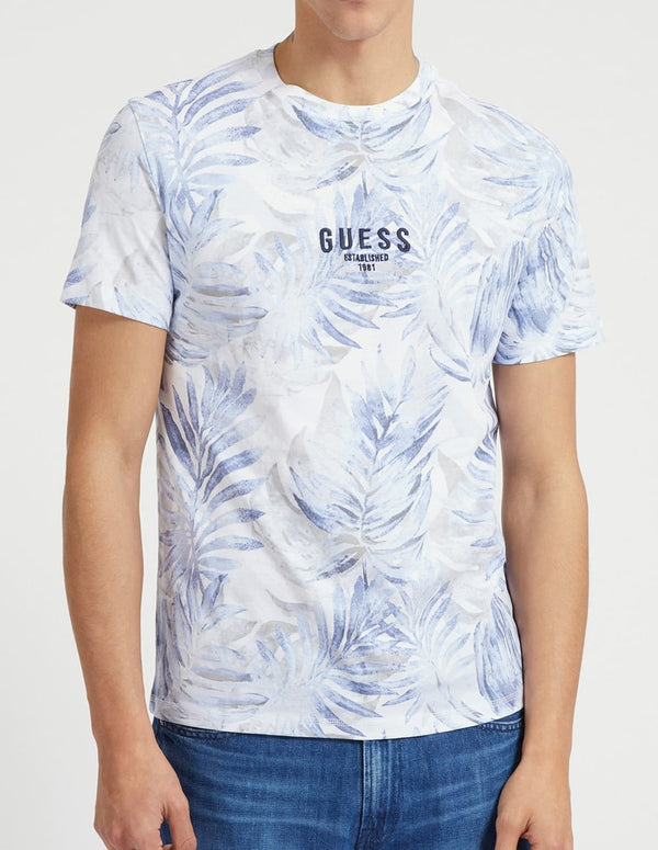 Camiseta GUESS Estampada Azul Hombre