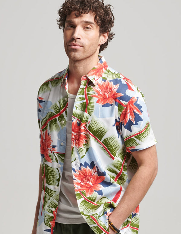 Camisa Superdry Hawaiian Multicolor Hombre