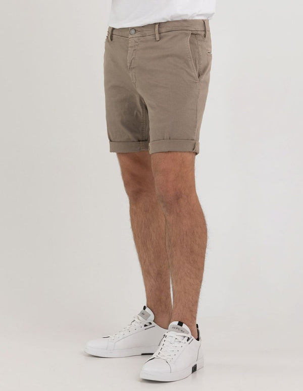 Replay Regular Fit Benni Gray Men's Shorts
