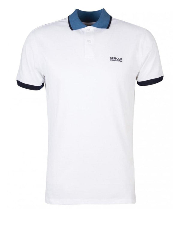 Barbour Howall Polo Shirt White Men