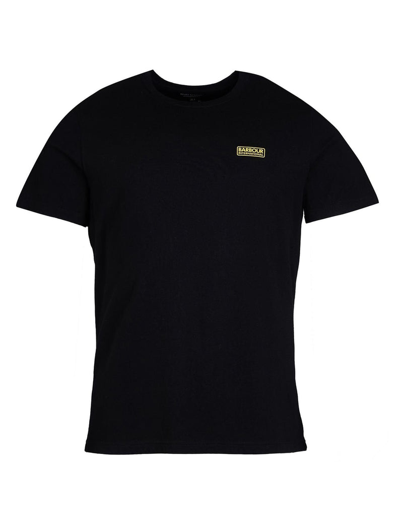 Camiseta Barbour Essential con Logo Negra Hombre