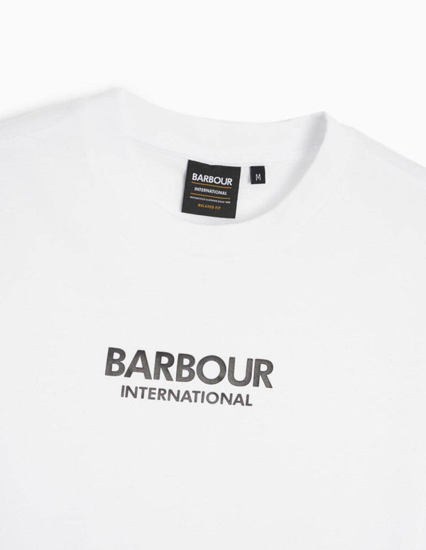 Camiseta Barbour Formula Blanca Hombre