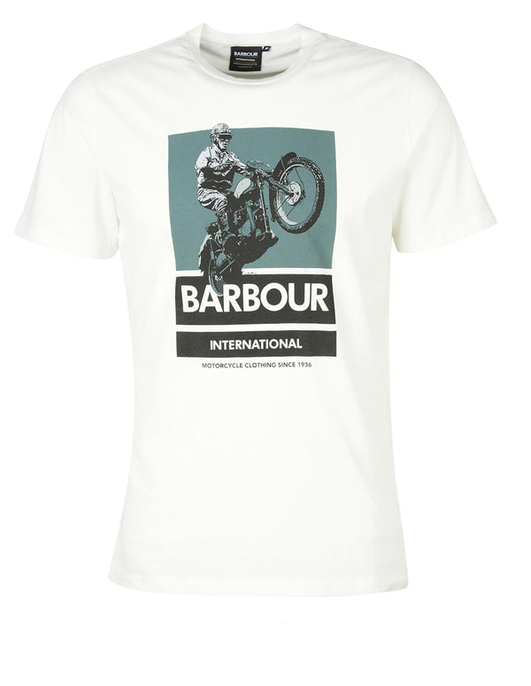 Camiseta Barbour Archie Blanca Hombre