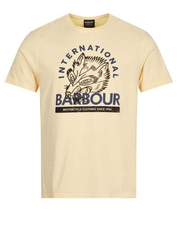 Camiseta Barbour Thrift Amarilla Hombre