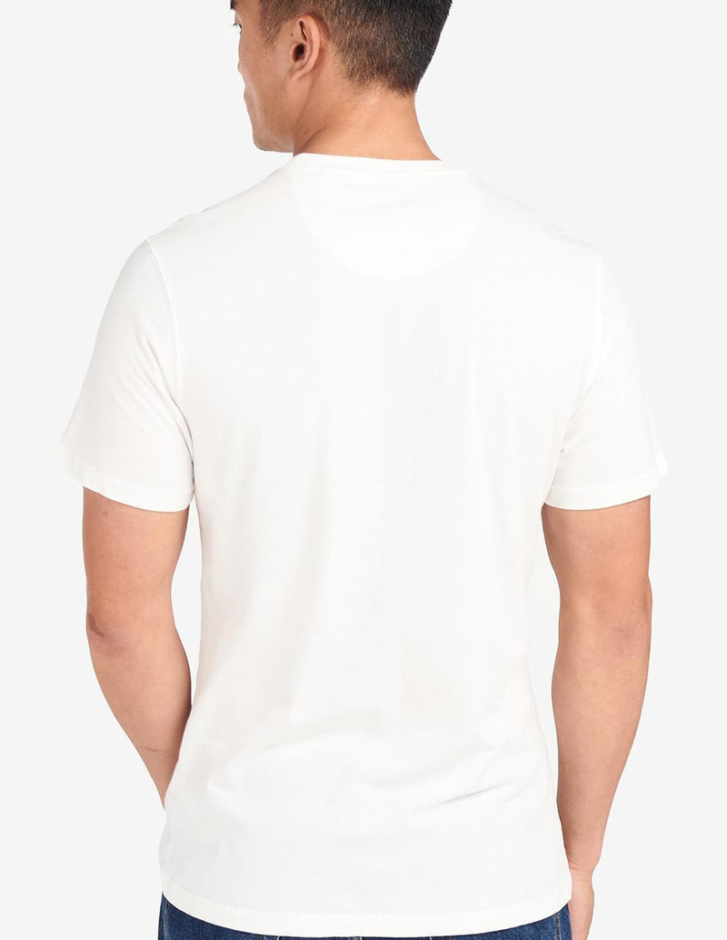 Barbour Morris Graphic White Men's T-Shirt