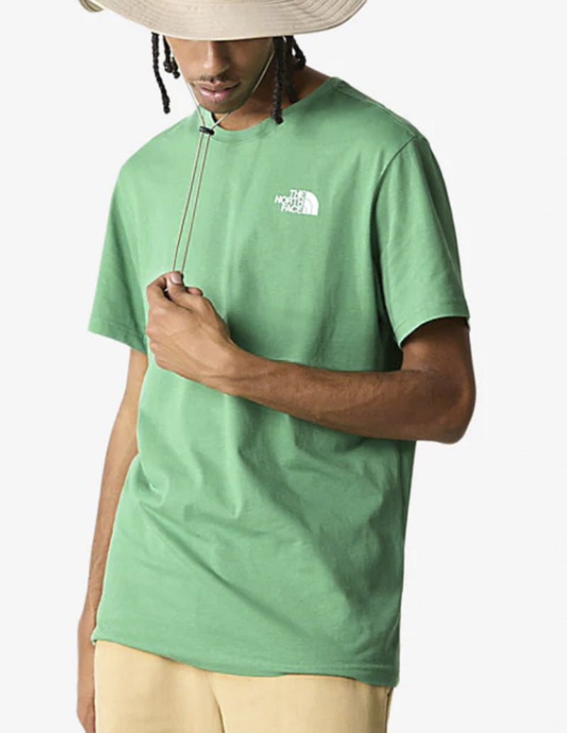 Camiseta The North Face Redbox Verde Hombre