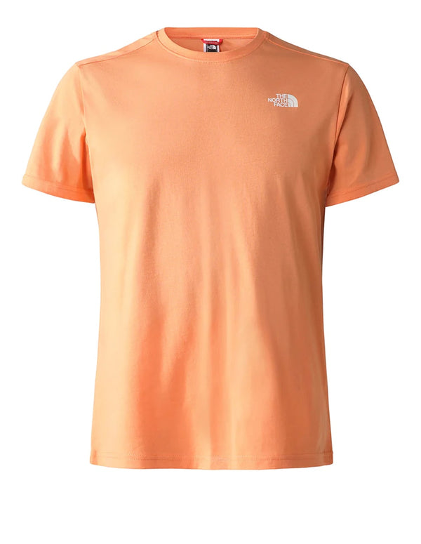 Camiseta The North Face con Logo Estampado Naranja Hombre