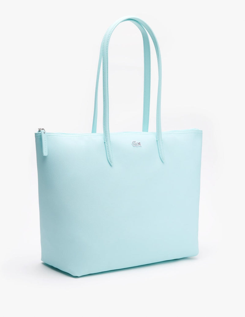 ▷ Bolso Tote LACOSTE Zely Lona Azul Mujer