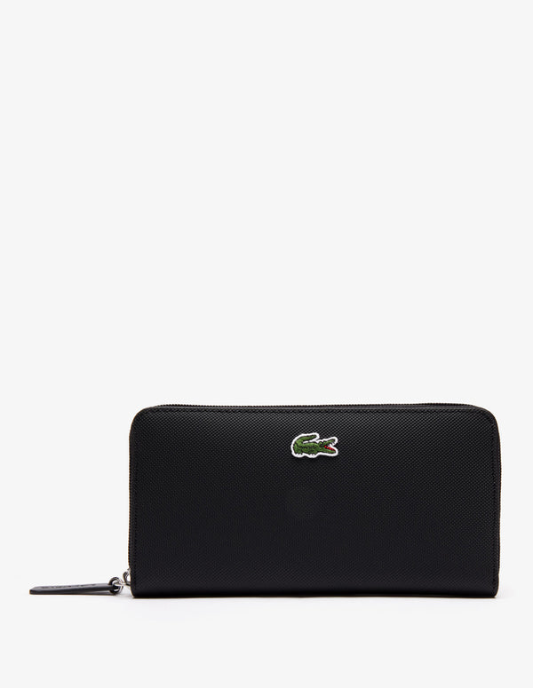 Cartera Lacoste L.12.12 Concept Negra Mujer 20 x 10 x 3