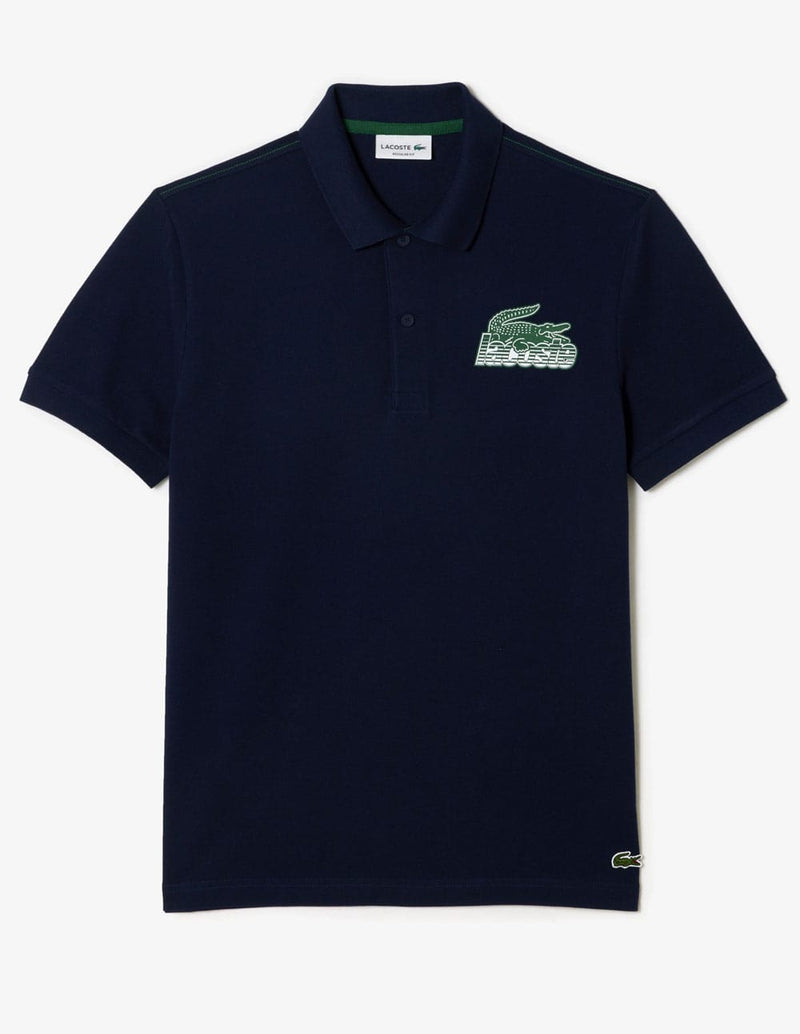 Lacoste Polo Shirt with Logo Navy Blue Man