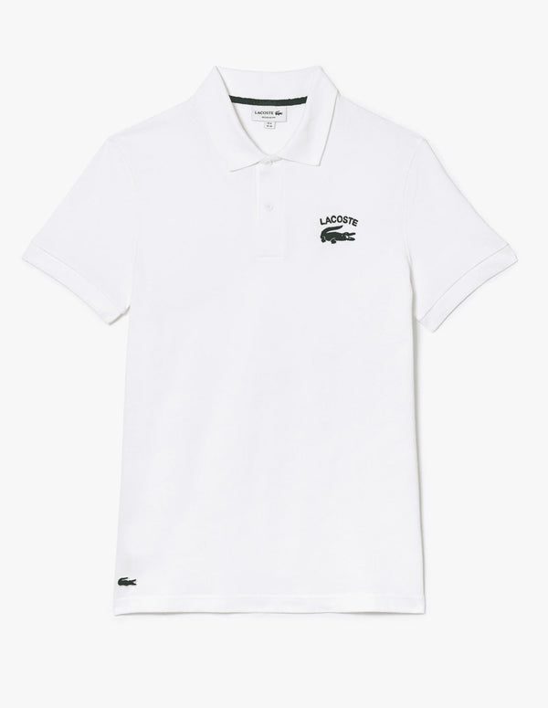 Lacoste Polo Shirt with White Logo Man