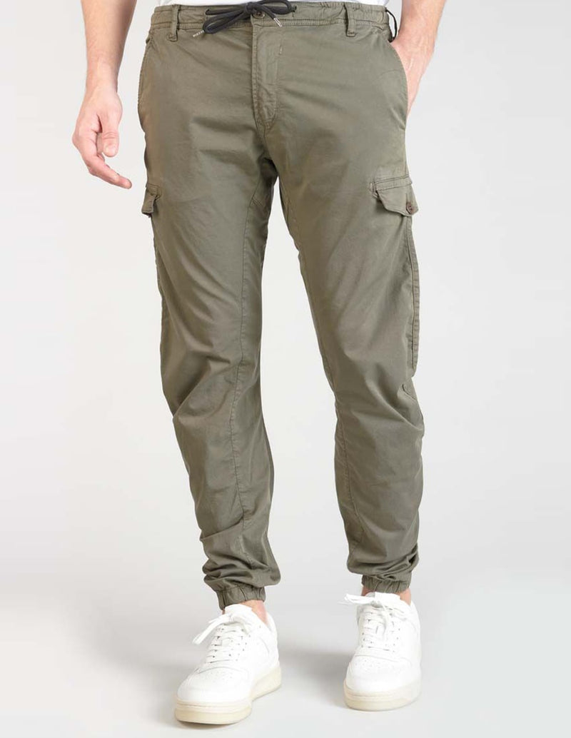 Pantalón Cargo Le Temps des Cerises Vedje Verde Hombre