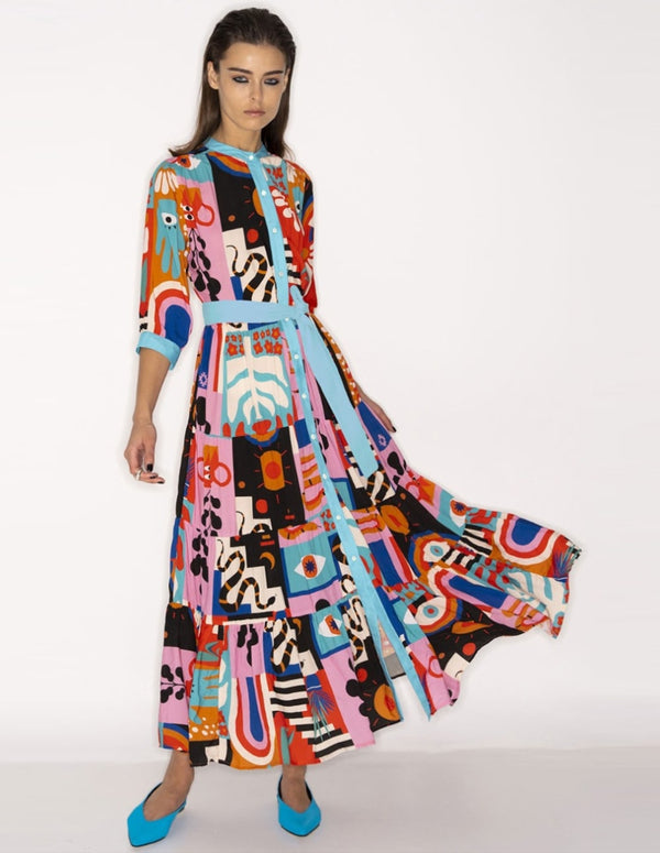 Vestido Peace and Chaos Genre Multicolor Mujer