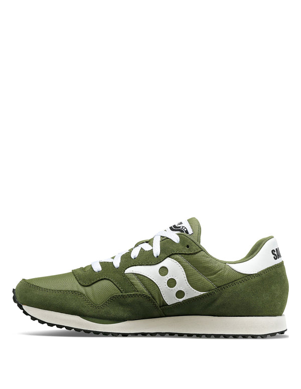 Saucony DXN Trainer Green and White Men