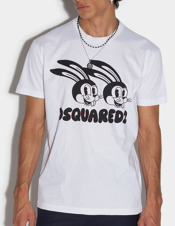 Camiseta Dsquared2 Lunar Year Cool Blanca Hombre