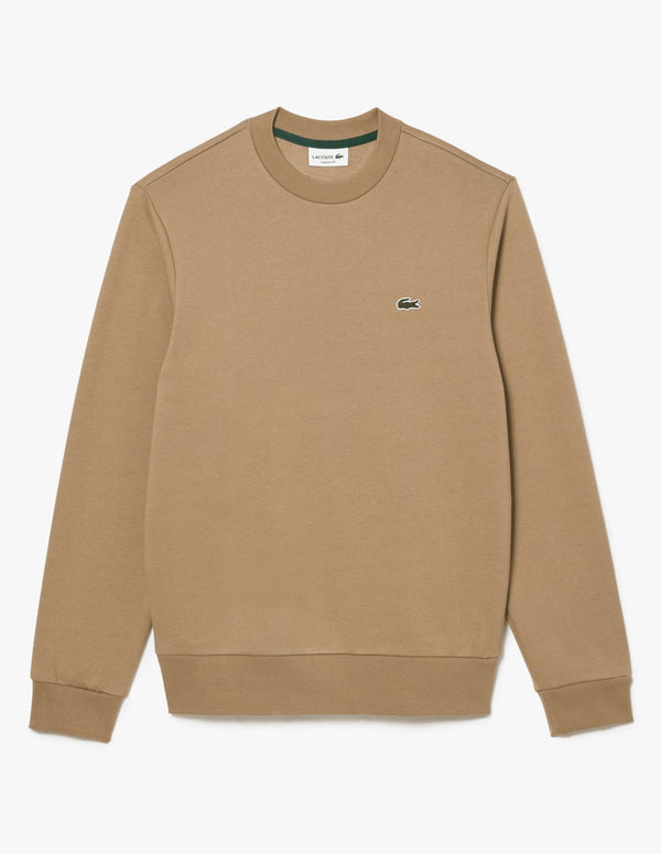 Sudadera Lacoste de Algodón Ecológico Marrón Hombre