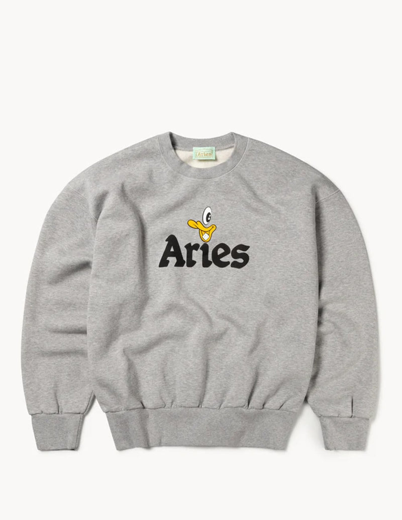 Sudadera Aries Aye Duck Gris Unisex