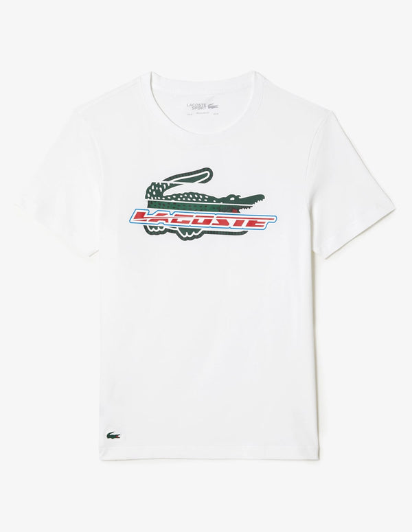 Camiseta Lacoste de Algodón Ecológico Blanca Hombre