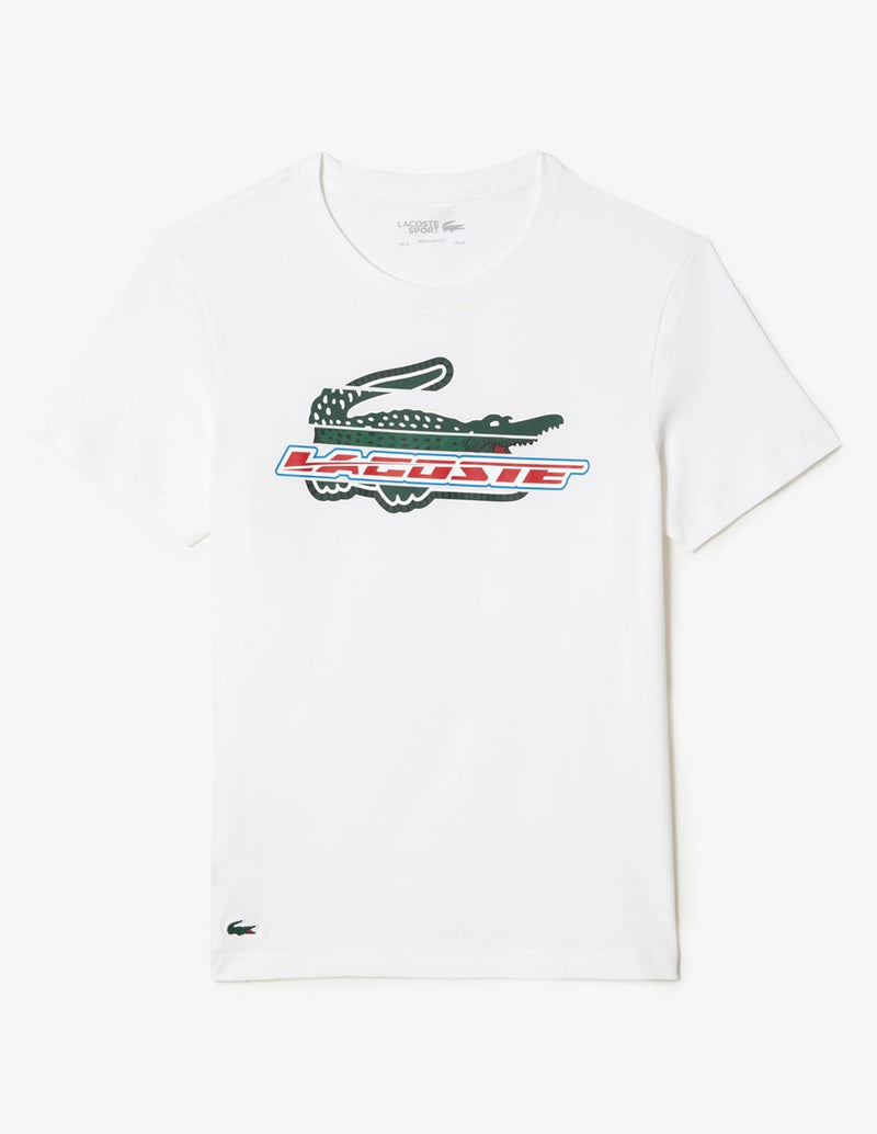 Camiseta Lacoste de Algodón Ecológico Blanca Hombre