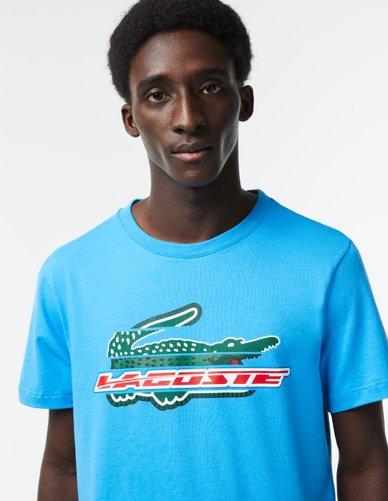 Camiseta de hombre Lacoste Sport regular fit en algodón ecológico