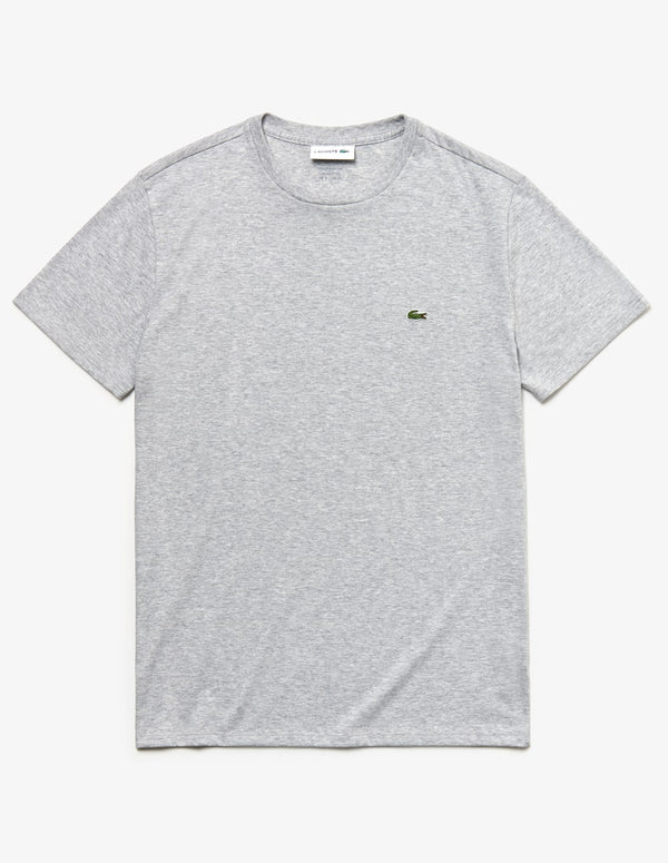 Camiseta Lacoste Pima de Algodón Gris Hombre