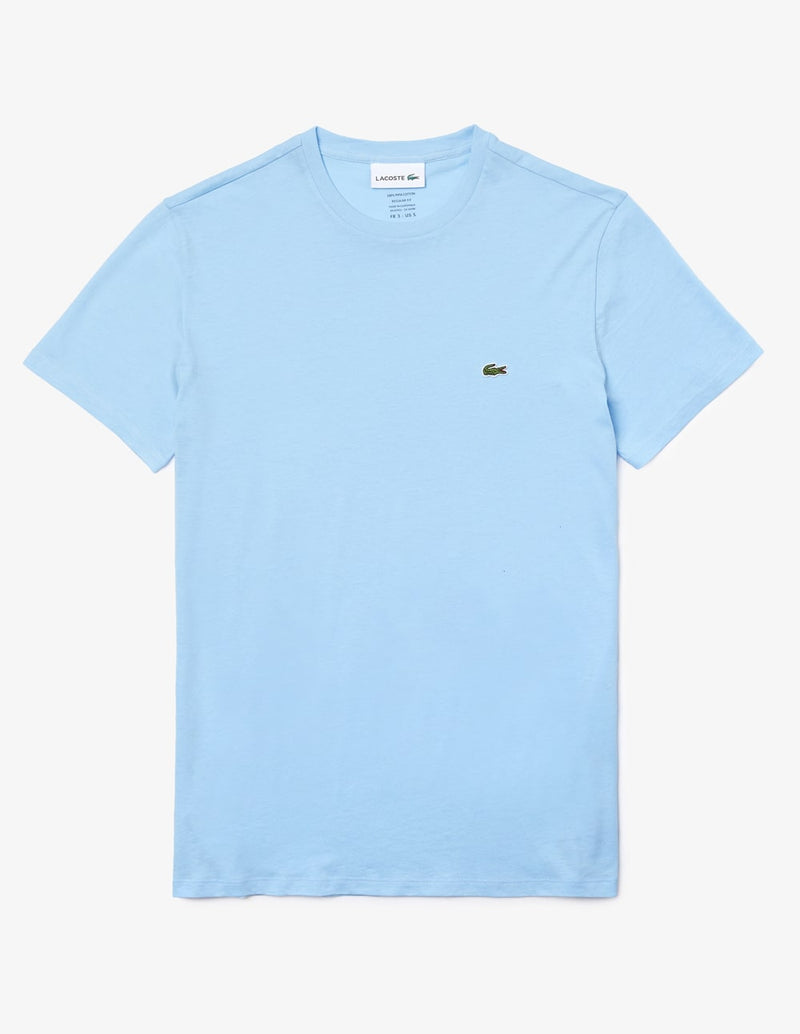 Camiseta Lacoste Pima de Algodón Azul Hombre