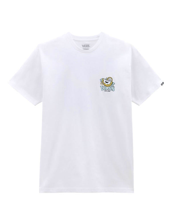 Camiseta Vans Easy Peasy Blanca Hombre