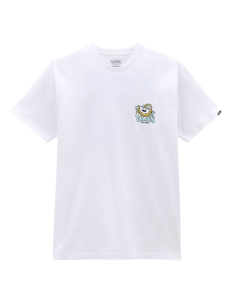 Camiseta Vans Easy Peasy Blanca Hombre