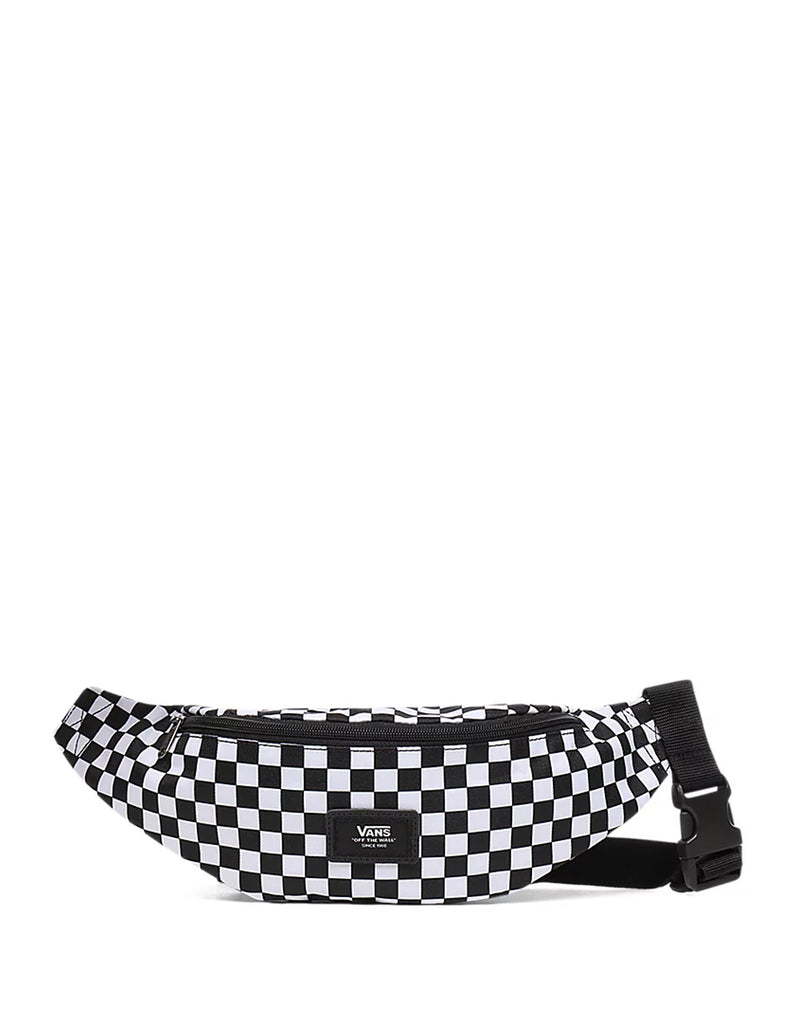 Bandolera Vans Mini Ward Negra y Blanca Unisex 34 x 15 x 8