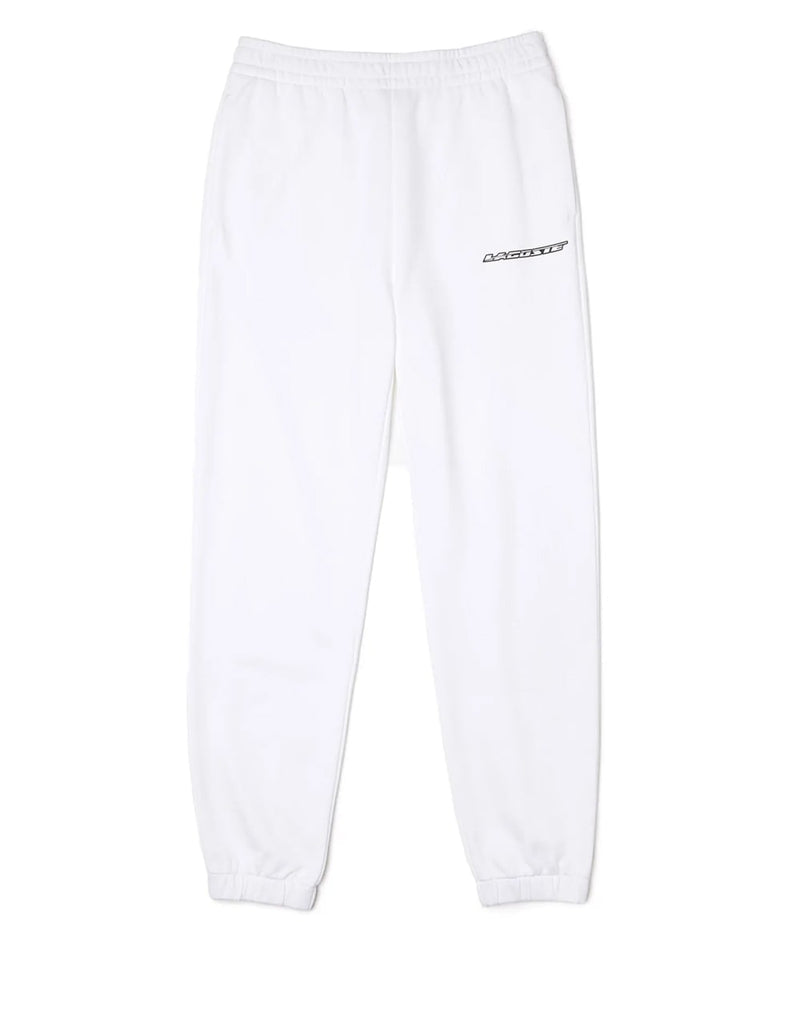 Pantalón de Chándal Lacoste con Logo Blanco Mujer